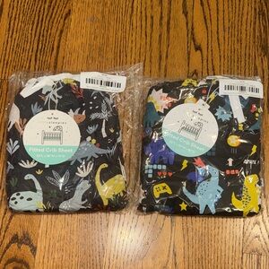 Little Sleepies Dinosaur Crib Sheet Bundle- Jurassic jungle & next level Dinos
